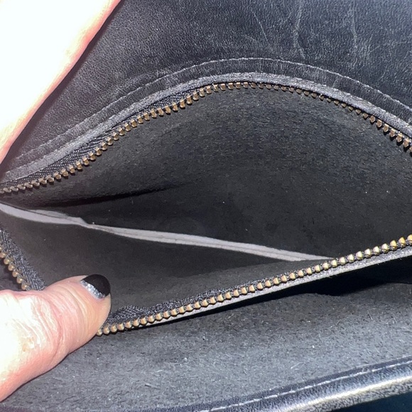 Coach Lindsay Black Leather Crossbody Bag - Picture 12 of 12